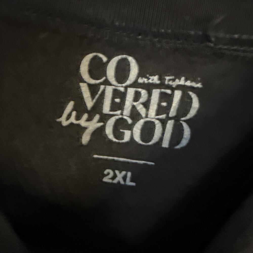 Covered By God Sweatshirt, Black, Size 2XL XXL - Picture 3 of 4